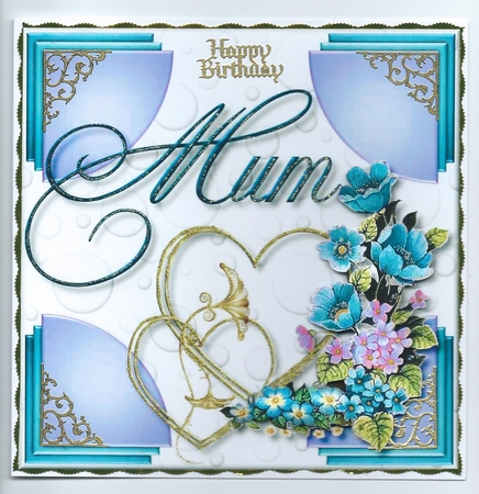 Mum Just For You Card Topper by Honorscard Appleby