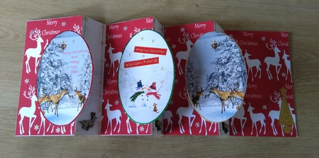 Merry Christmas Reindeer  Backing Paper Featured Gallery Photo