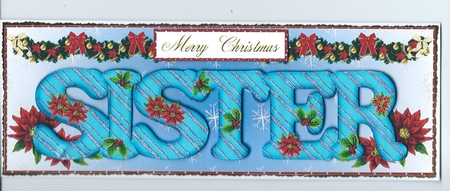 Large DL Poinsettia - SISTER by Honorscard Appleby