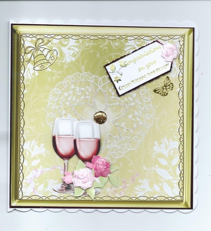 Golden Anniversary Congratulations by Honorscard Appleby