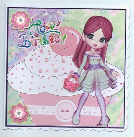 Cupcake Happy Birthday 2 by Honorscard Appleby
