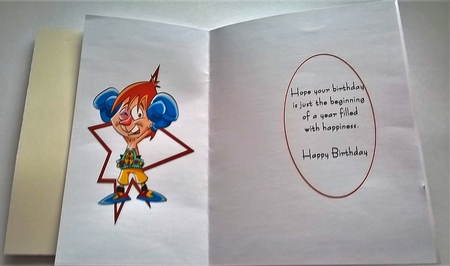 Happy birthday champ insert by Honorscard Appleby