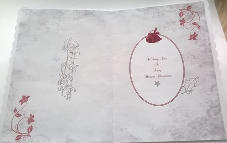 Xmas Insert Happy Xmas by Honorscard Appleby