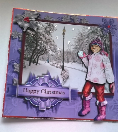 Snow Much Fun in the Park by Honorscard Appleby