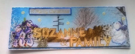 Suzanne and family by Honorscard Appleby