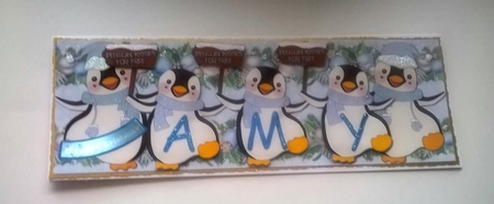 PENGUIN KISSES - AMY by Honorscard Appleby
