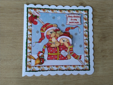 Christmas Teddies by Honorscard Appleby