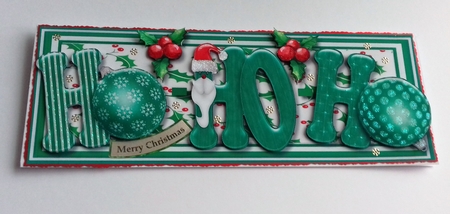 Large D L .Ho Ho Ho  2 by Honorscard Appleby