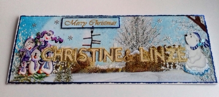 christine and linze by Honorscard Appleby