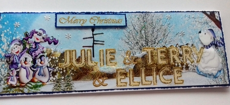 Julie & Terry & Ellice by Honorscard Appleby