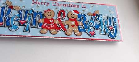 Gingerbread Couple KEVIN & BECKY large dl by Honorscard Appleby