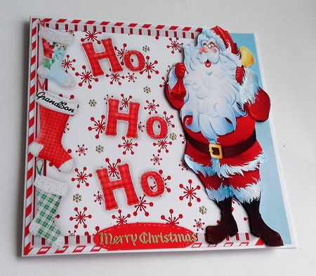 Over The Edge Ho-Ho-Ho- Santas Here by Honorscard Appleby