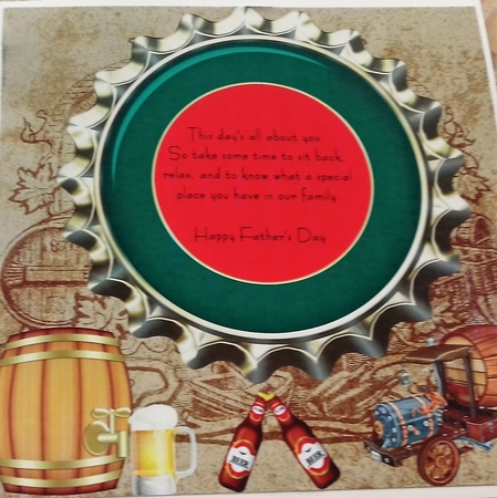Brewery Birthday insert by Honorscard Appleby