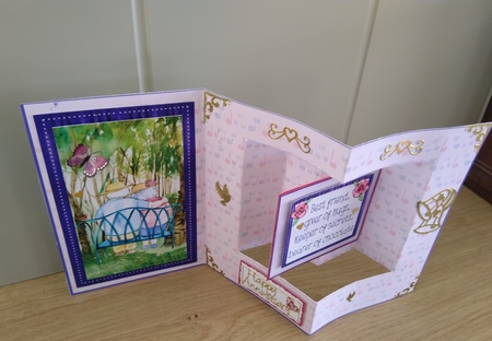 PS064 Sitting on A Bench Anniversary, Birthday, I Love you Card by Honorscard Appleby