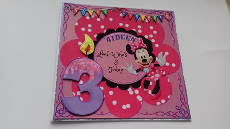 Minnie Birthday sheet 3 by Honorscard Appleby