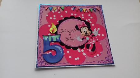 Minnie Birthday sheet 5 by Honorscard Appleby