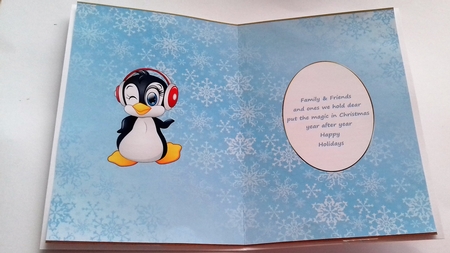 Jingle Bells Insert   by Honorscard Appleby