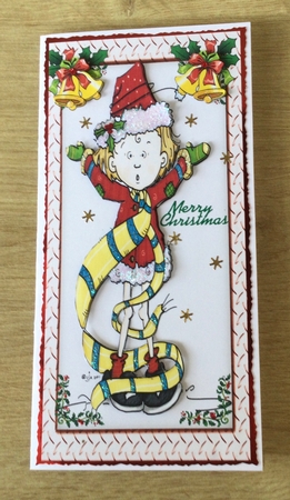 DL with Verse , Tangled Up Christmas  by Honorscard Appleby