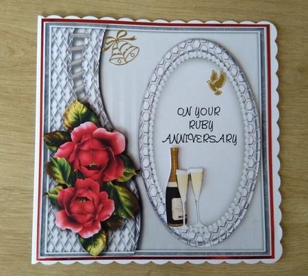 Blank Silver Incert  by Honorscard Appleby