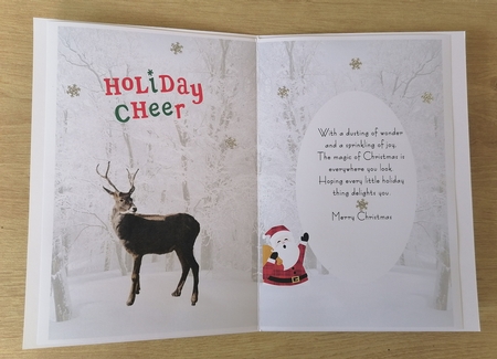 Insert for Reindeer in Snowy Woods cup828092_3656 by Honorscard Appleby