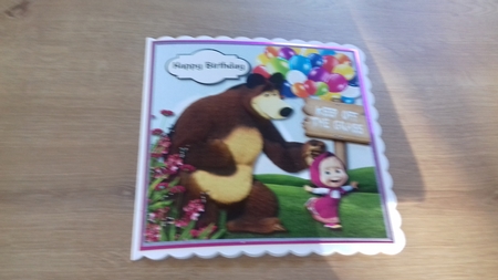 Masha and the Bear Birthday by Honorscard Appleby