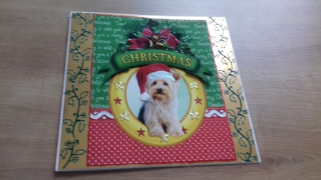 Christmas wishes Yorkshire Terrier by Honorscard Appleby