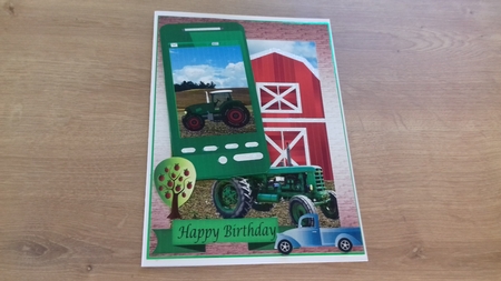Tractor Phone by Honorscard Appleby