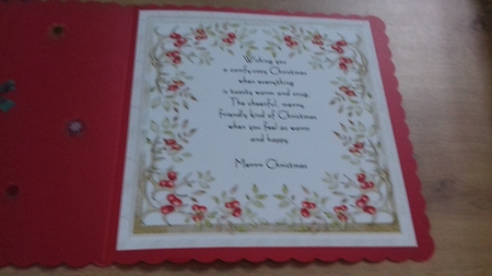 Jolly Old Santa  Blank incert  by Honorscard Appleby
