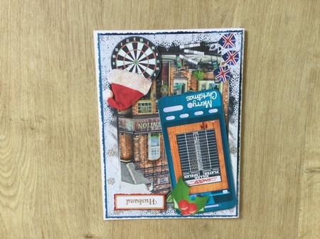 Christmas Darts Phone by Honorscard Appleby