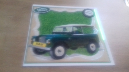 LAND ROVER 1 MALE MULTI SENTIMENT by Honorscard Appleby