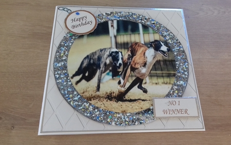 GREYHOUND RACING BIRTHDAY / MULTI SENTIMENT by Honorscard Appleby