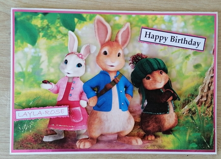 Peter Rabbit 2 Quick Card by Honorscard Appleby