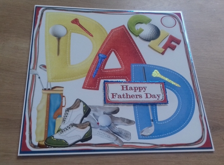 8x8 golf DAD mini kit by Honorscard Appleby