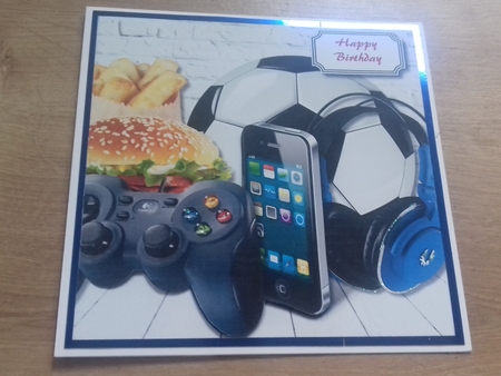 Teenage boy themed card by Honorscard Appleby