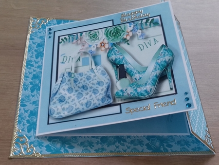 Enjoy Your Day , Diva (Aqua)  by Honorscard Appleby
