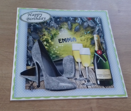 Silver Shoes and Champagne  by Honorscard Appleby