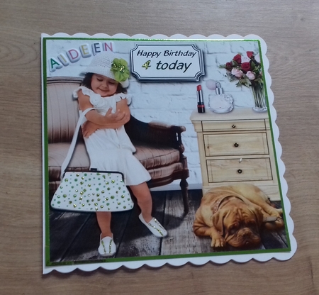 Happy Birthday little lady by Honorscard Appleby
