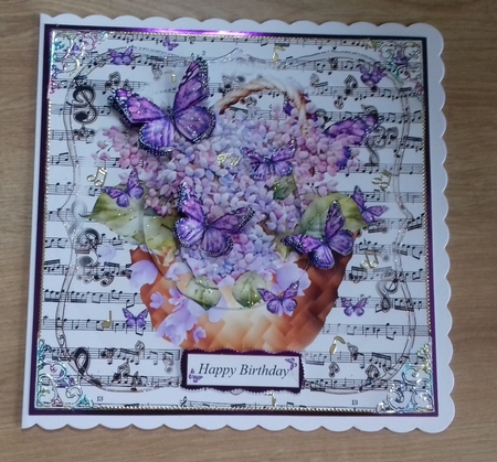 Musical Spring Topper with Layers by Honorscard Appleby