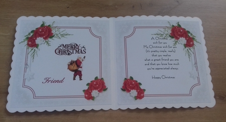Silver and Red Nostalgia Insert by Honorscard Appleby