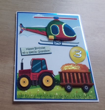 Flying over the farm by Honorscard Appleby
