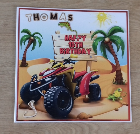 15 Years Old - Quad Bike Birthday Bashing by Honorscard Appleby