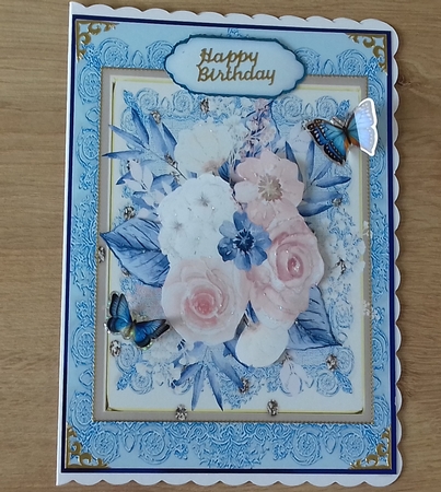 Beautiful  Blue Blush by Honorscard Appleby