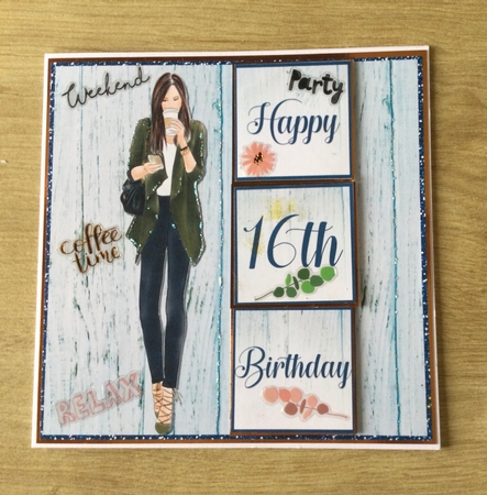7X7 BIRTHDAY GIRL 3 - 16TH, 18TH, 21ST by Honorscard Appleby