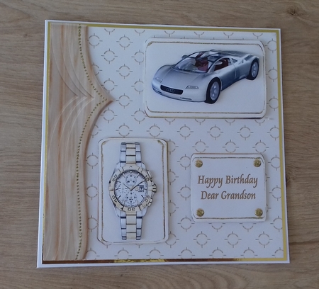 Mens 8 x 8 card front by Honorscard Appleby