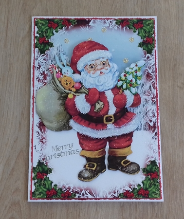 Santa Bearing Gifts by Honorscard Appleby