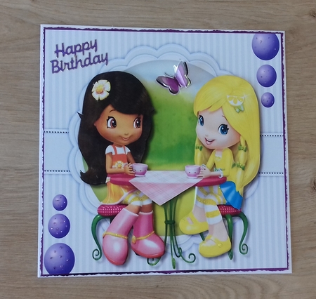 Strawberry Friends Tea Party by Honorscard Appleby