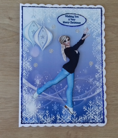 Christmas Ice Skating by Honorscard Appleby