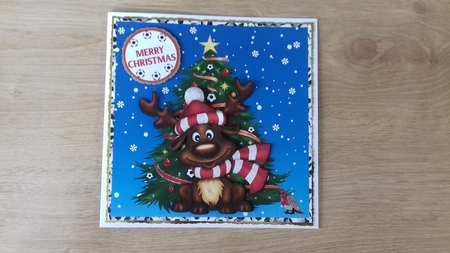 LIVERPOOL FOOTBALL REINDEER by Honorscard Appleby
