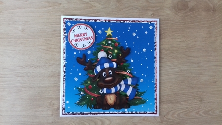LEICESTER CITY FOOTBALL REINDEER by Honorscard Appleby