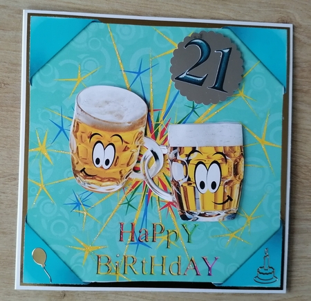 Birthday Beer 1 - ages 18 - 100 by Honorscard Appleby